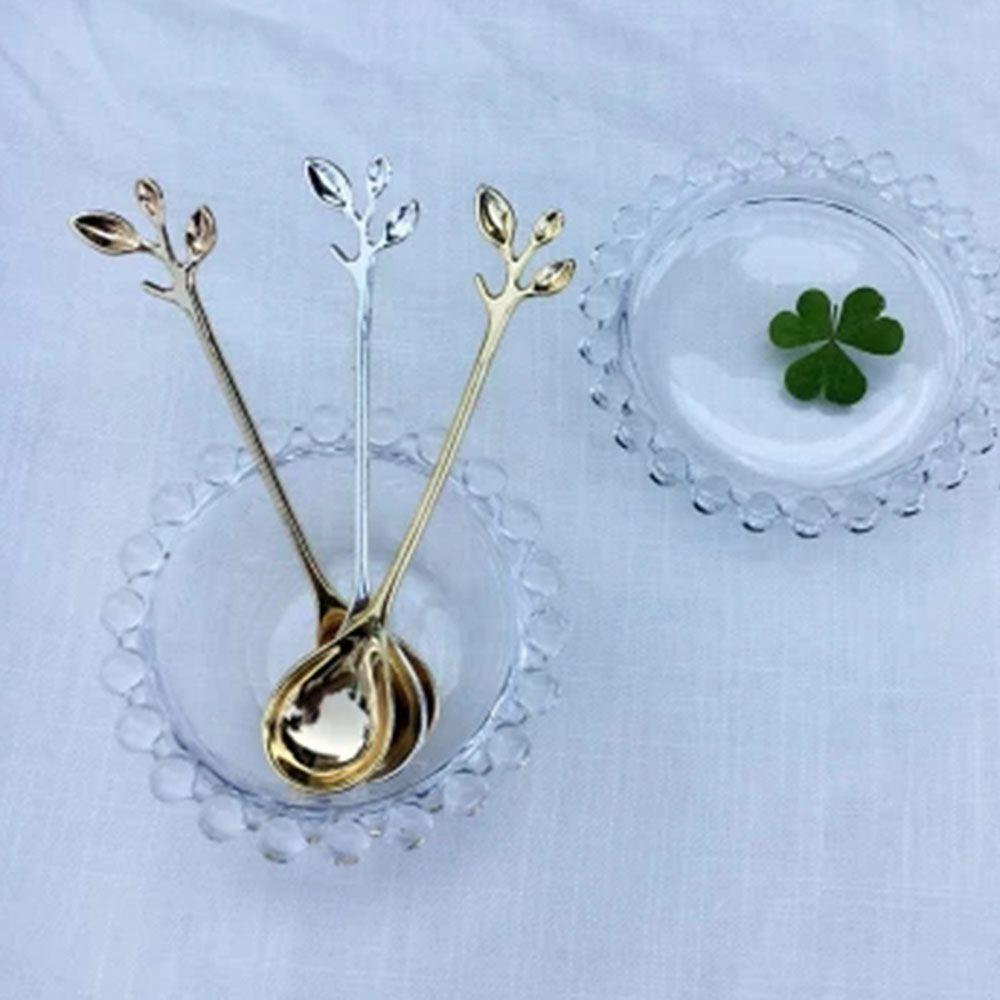 Royal Style for Snacks Kitchen Dining Bar Flatware Mini Dessert Spoon Cutlery Small Coffee Spoon