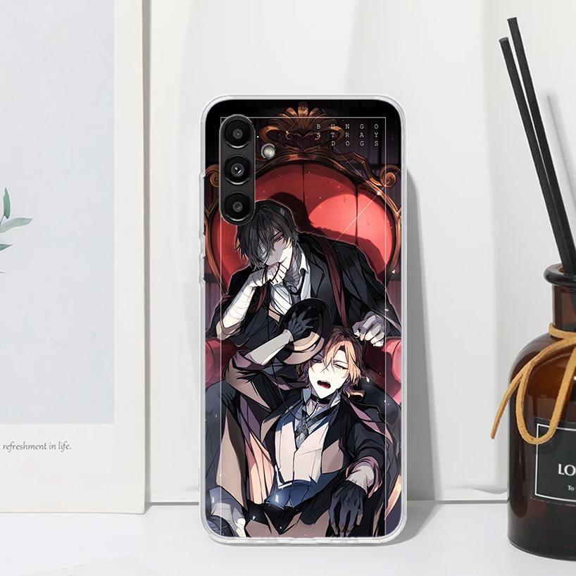 Чехол для телефона Bungo Stray Dogs Double Black для Samsung Galaxy A17 A37 A57 A16 A26 A36 A56 A15 A25 A35 A55 A14 A24 A34 A54 A13 A23