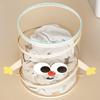 1PC Foldable Mesh Design Dirty Clothes Basket High-quality With Lid Durable Toys Basket Large Capacity For Bathroom