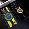 1 шт. Т-Турция Фенербахче-E Чехол для телефона для iPhone17,16,15,14,13,12,11 Plus,Pro Max Черный Матовый Ударопрочный Чехол
