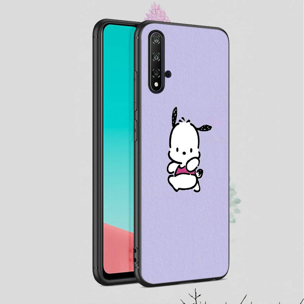 Чехол KT73 Pochacco для Samsung A04 A14 A23 A34 A54 M23 M33 M52 M53 Realme 10 9 C30S C35 C55 VIVO Y02S Y21 Y33S Y51 X80 Pro Прозрачный чехол