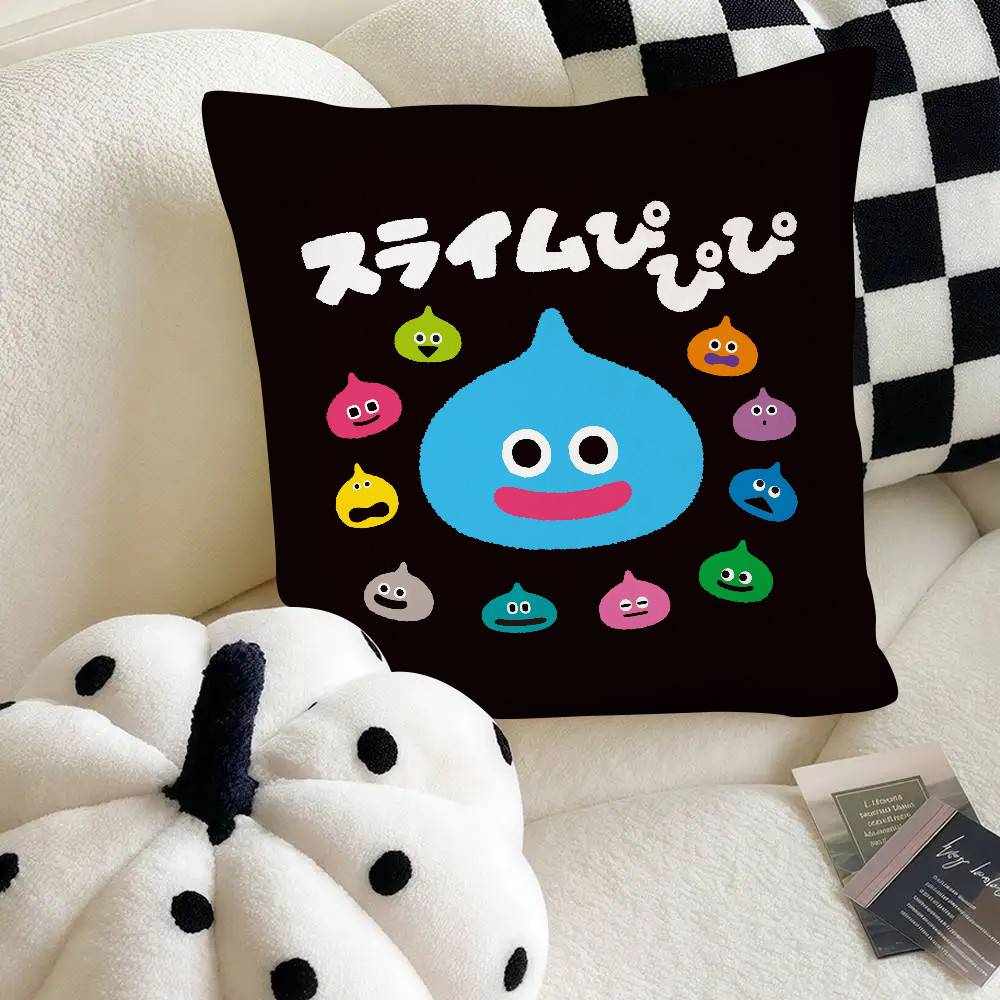 Игра Dragon Quest Ракета Слайм Наволочка Модная Квадратная Наволочка Спальня Диван Комната Ins Декор Отдых