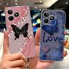 For Realme Note 50 Case RMX3834 Cute Cat Painted Cover Clear Silicone Soft TPU Phone Case For Realme Note 50 Note50 Fundas Coque