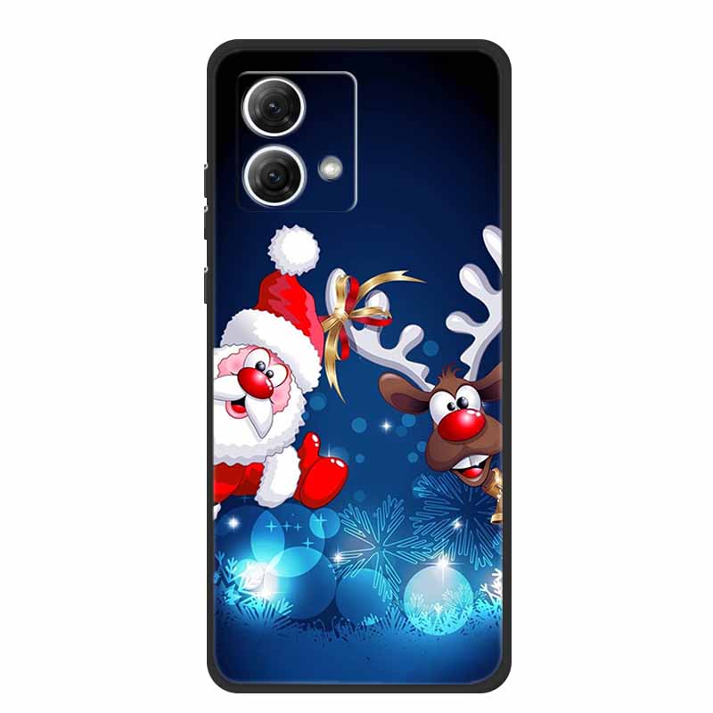 Рождественские чехлы Fundas для Motorola Moto G54 Европа Чехол для телефона Мягкий силикон ТПУ Capa Moto G54 Fundas XT-2343-1 Астронавт Coque