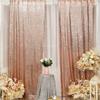 2Pcs Glitter Sequin Backdrop Background Curtain Photoshoot Booth Decor Wedding Party