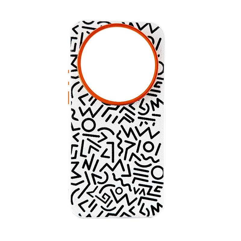 Покрашенный Однотонный Кожаный Чехол для Телефона для XiaoMi 17 Ultra Магнитное Крепление 17 Pro Max Mi 15 Ultra 13 14 Pro Металлическая Задняя Крышка с Защитой Объектива