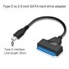 Кабель Sata на USB Адаптер USB 3.0/2.0/Type C для 2,5-дюймового жесткого диска Sata - Внешний конвертер для передачи данных SSD/HDD