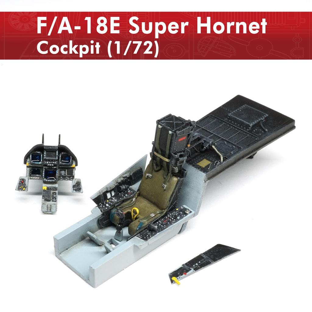 HMA Super Hornet Кабина Пластиковые детали для сборной модели 1/72 F/A-18E (Самолет)
