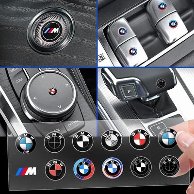 Для BMW M X3 X5 X6 Наклейка в салон автомобиля Наклейки на центральную консоль Эмблема Значок Ограниченная серия Для BMW M E34 E36 E60 E90 E46 E39 E