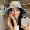Big Brimmed Jeans Fisherman Hat Wide Wings Sunscreen Hat Sweet Denim Bucket Hat  Climbing