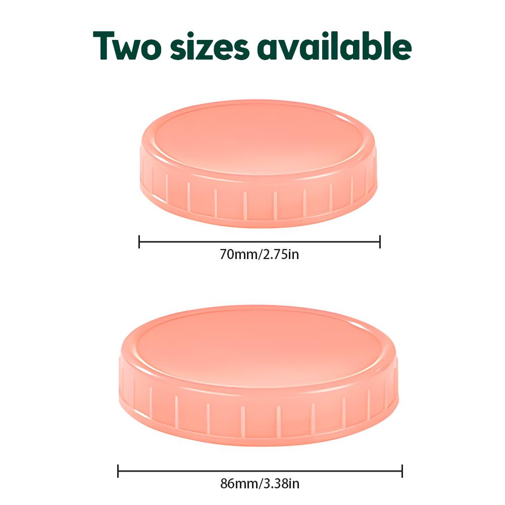 1 шт. Крышка для банки Мейсона с широким горлышком с уплотнительным кольцом Прочные полипропиленовые крышки для хранения для стеклянной банки Мейсона 2,7 дюйма, банок для консервирования