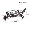 Remote Control Car Chassis Frame Metal Pipe Rack Climbing Car Pipe Rack Crawler Frame Replacement