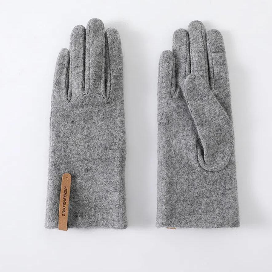 Теплые зимние перчатки Ветрозащитные женские перчатки Модные кашемировые перчатки Водить