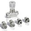 Hydraulic Flowrate Control Valve Fit for STB Series Mini Excavator 0.8 2 Ton 3 8in with M14 Connection Bidirectional