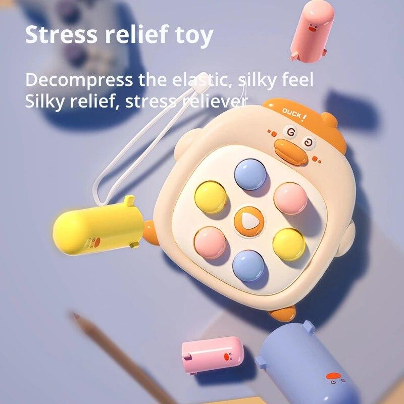 1 шт. Мини-игрушка для развития координации рук и глаз «Бей крота», случайный цвет, детская игрушка для снятия напряжения с пальцев