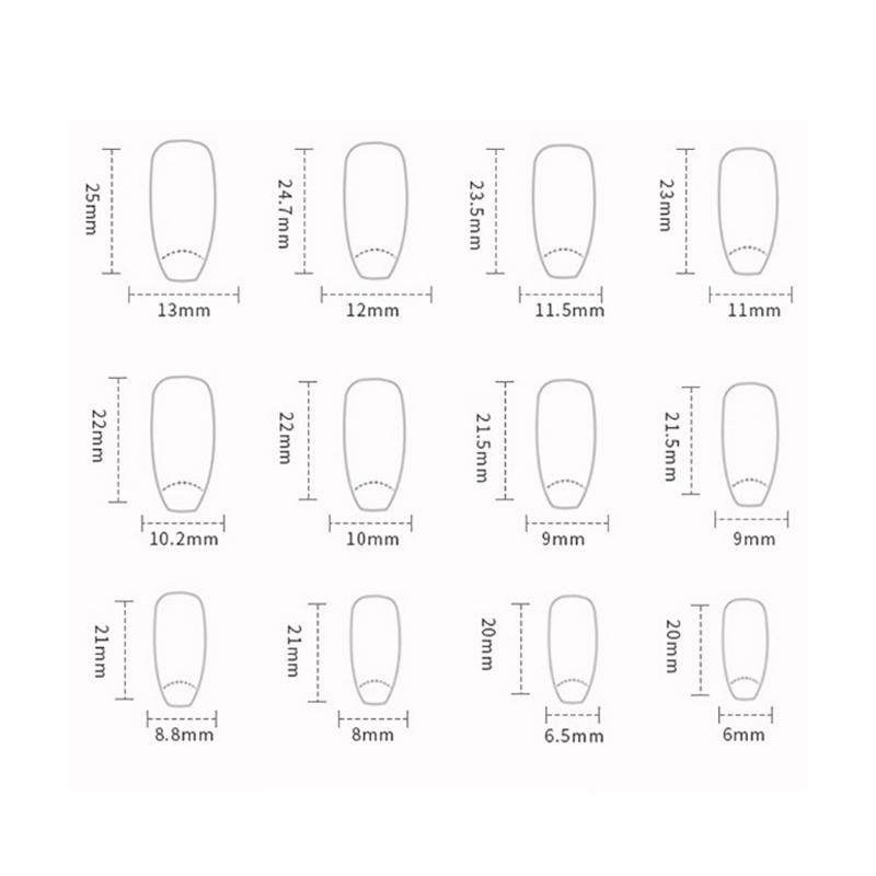Y2K накладные черные ногти, длинные балетные многоразовые клейкие акриловые накладные ногти, темные искусственные накладные ногти, 24 шт.