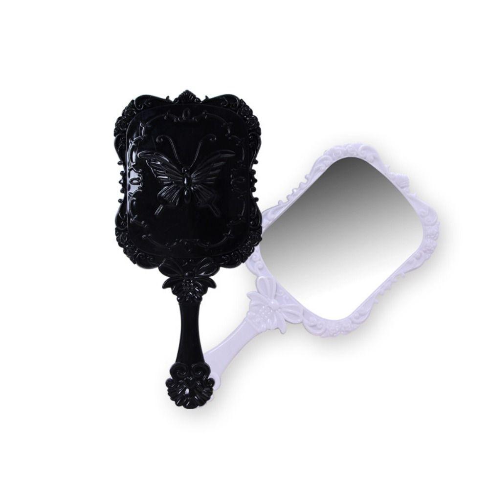 European Style Butterfly Pattern Cosmetic Mirror No Deformation Portable Make-up Mirror  Girl