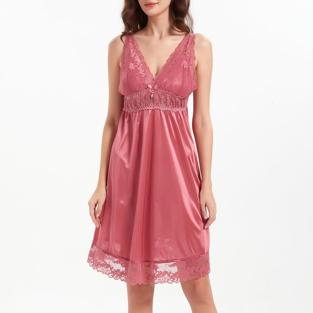 Сексуальный бэбидолл, элегантный и милый, кружевной на груди и мягкий, элегантный и подол [Synlala] Нижнее белье, ночная рубашка, аксессуары, ткань, свободный крой, длина до колена