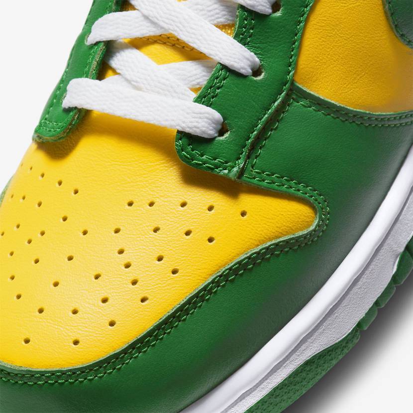 CU1727-700 Nike Dunk Low SP Brazil Varsity Maize Pine Green White (Мужской)