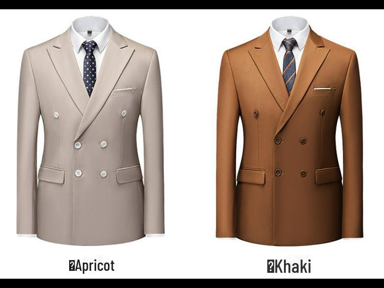 Мужской двубортный деловой костюм королевского синего цвета, состоящий из двух частей в британском стиле для официальных банкетов и вечерних мероприятий