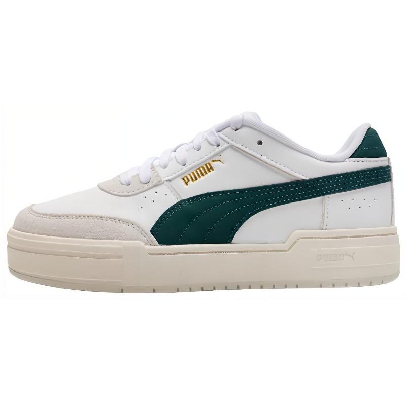 Puma Ca Pro Унисекс Низкие Кеды для Скейтбординга Белые Удобные Износостойкие Дышащие 393445-01