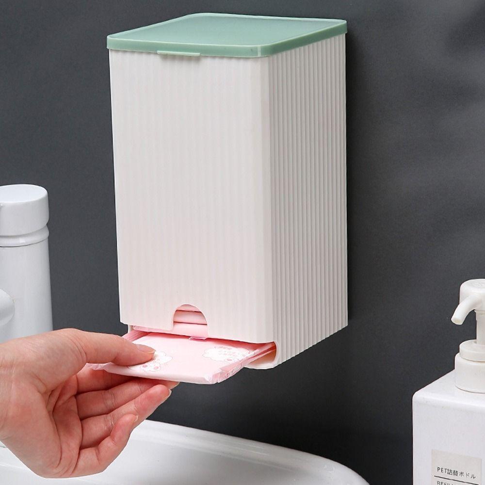 Wall Mounted Sanitary Napkin Organizer Water-proof Tampon Holder Sanitary Pad Container  Ladies