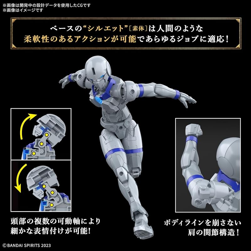 BANDAI SPIRITS 30MF Либер Прист Предварительно окрашенный пластиковый модельный комплект