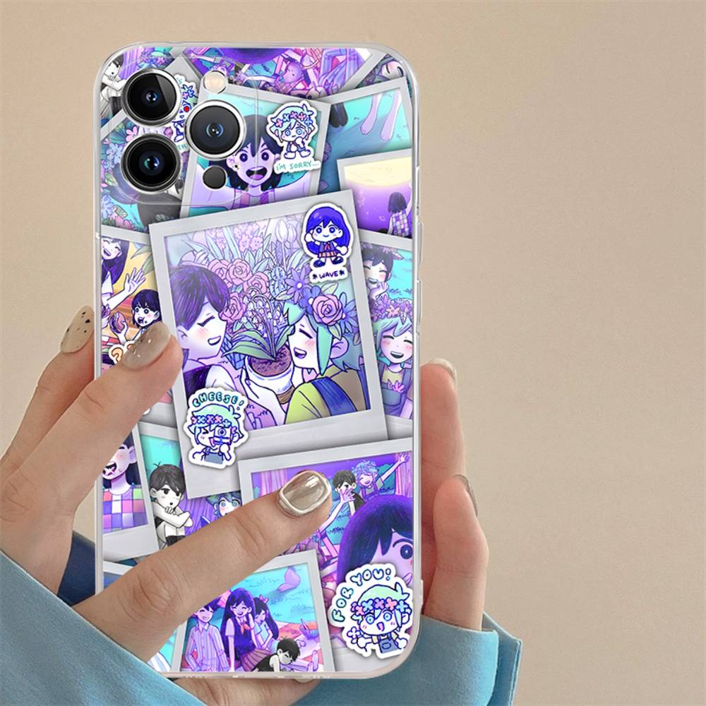 Игра Omori Для iPhone 17 16 15 14 13 12 11 Pro Max Plus Mini Чехол Для Прозрачного Чехла