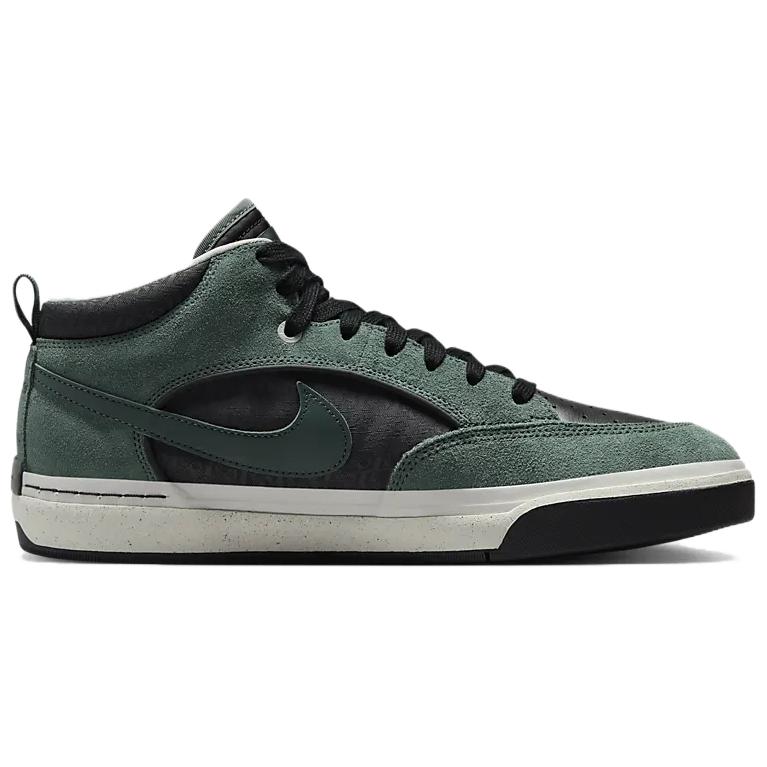 Nike Sb React Leo Винтажный зеленый черный антрацитовый обувь для скейтборда DX4361-302