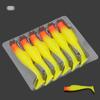 6Pcs Tpr Soft Lure 8 Cm Rubber Fishing Lure Shad Swim Baits Silicone Bait