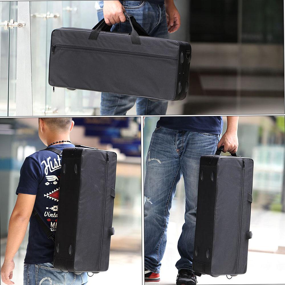 Saxophone Bag Sax Case Backpack Thicken Padded Foam Non-woven Inner Cloth with Adjustable Shoulder
