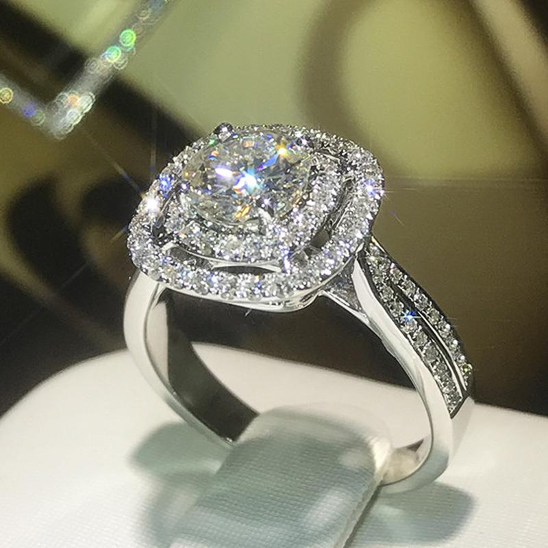 Новые нежные кольца принцессы с блестящим цирконием для танцевальной вечеринки, нарядное женское кольцо высокого качества, новые модные украшения