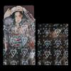 100pcs/set 61x88mm laser Korean card sleeves small card transparent protective sleeves Kpop small card protective film
