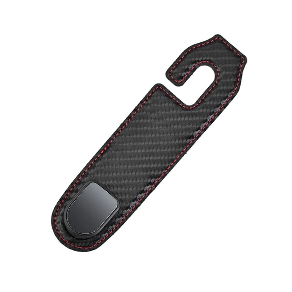 Автомобильные крючки Инструменты Сиденья Судьи Кожа Замша Авто Подголовник Крючки Хранение Вешалка Модернизация Автомобильный Интерьер Аксессуары