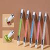 5 Double Headed And Dual-purpose Silicone Dot Drill Pens For Nail Art, Hollowed Out Carving, Embossing, Nail Art, Glue Head Pen, Nail Art Tool