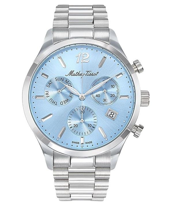 Mathey-Tissot Urban Chrono Stainless Steel Blue Dial Quartz H411CHASKY Men's Watch