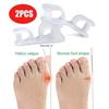 2PCS Elastic Splitter Protector Pain Relief Foot Care Toe Separator Toe Corrector