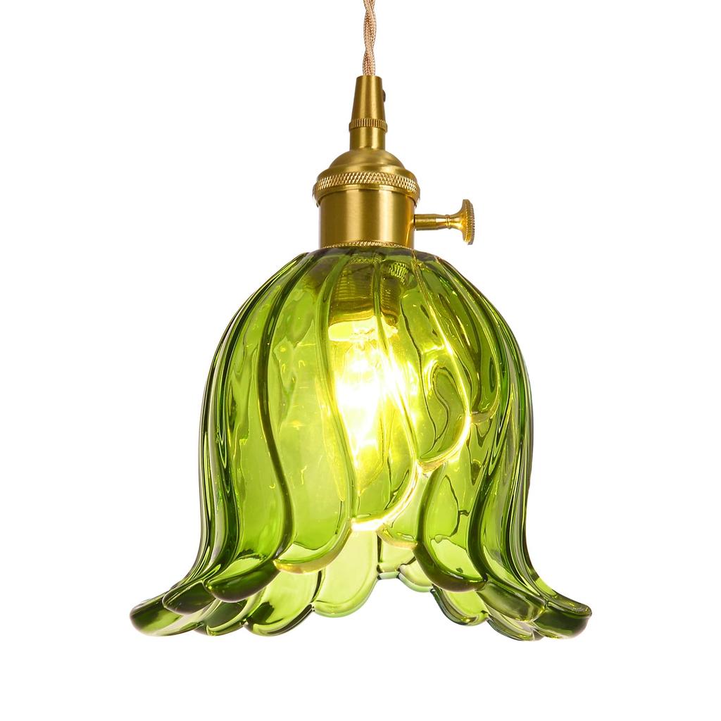 Стильный стеклянный подвесной светильник с потолочным креплением на крюке, совместимый со светодиодными лампами E26, регулируемым шнуром, в скандинавском стиле, с латунной отделкой, подходит для столовой