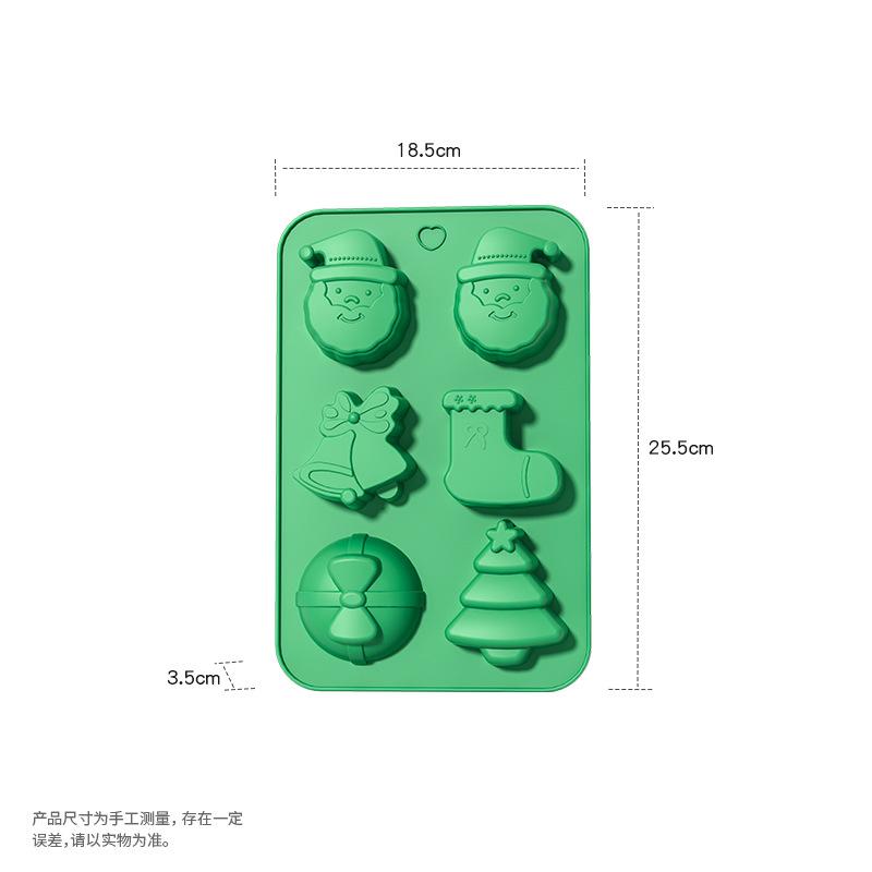 Рождественский пряничный человечек конфетная форма силиконовая форма для печенья шоколадная выпечка торт форма своими руками рождественская атмосфера ароматизированная свеча