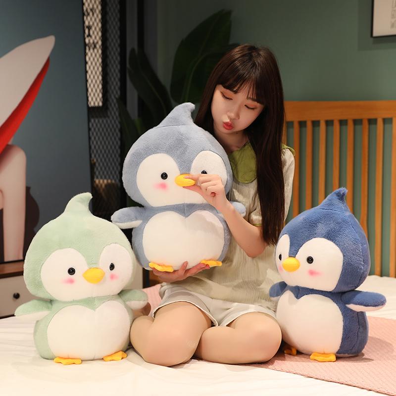 1 шт., 25/35/45 см, милые плюшевые куклы-пингвины, милые подушки с животными, мягкие игрушки для детей, декор на день рождения, успокаивающие подарки