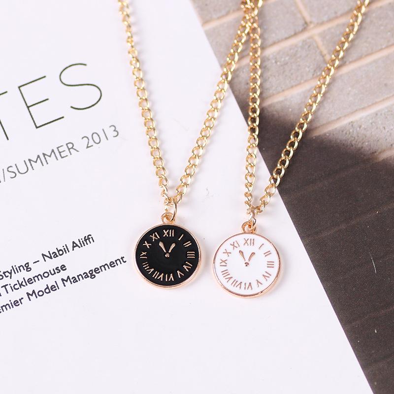 Зимний свитер, цепочка, аксессуары для женщин, Южная Корея, стильные простые часы, подвески, ожерелье, повседневные ювелирные изделия для пар, модный подарок