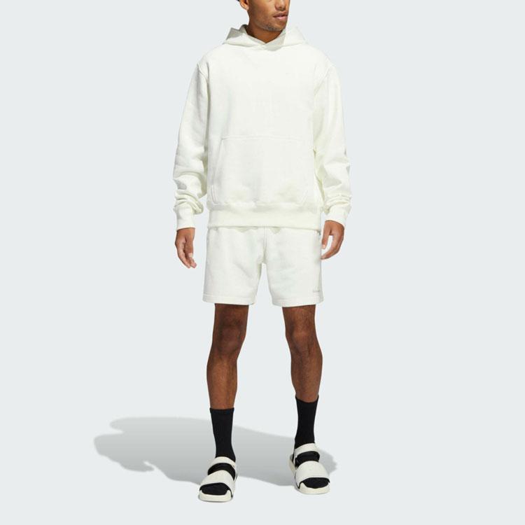 adidas Мужская однотонная толстовка с капюшоном Originals Trefoil X Pharrell Williams, белая HF9906