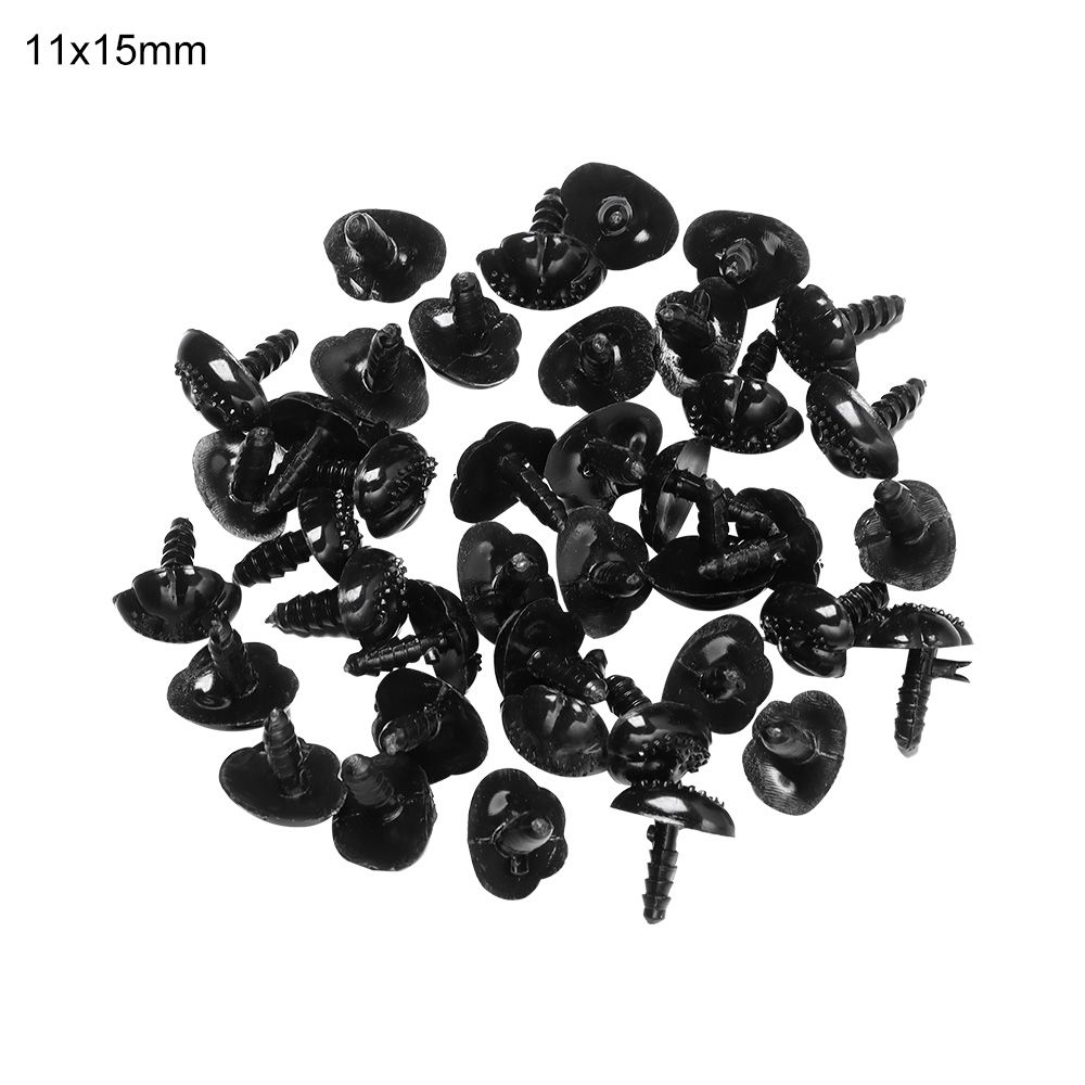 40pcs New Bear Buttons DIY Tool Dolls Accessories Safety Parts Dog Noses Doll Noses