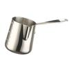 Thickened Coffee Cup Milk Frothing Pitcher Stainless Steel Coffee Milk Cup with Long Handle for Home Kitchen Office