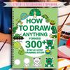 Simple Line Drawing Children's Drawing Book, Step-by-step Art Education, Drawing Learning Supplies, Very Suitable for Creative Writing and Coloring.