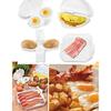 2025 New 4PCS/SET Microwave Steamer, Egg Box, Potato Rack, Avocado Rack, Root Baking Plate Set