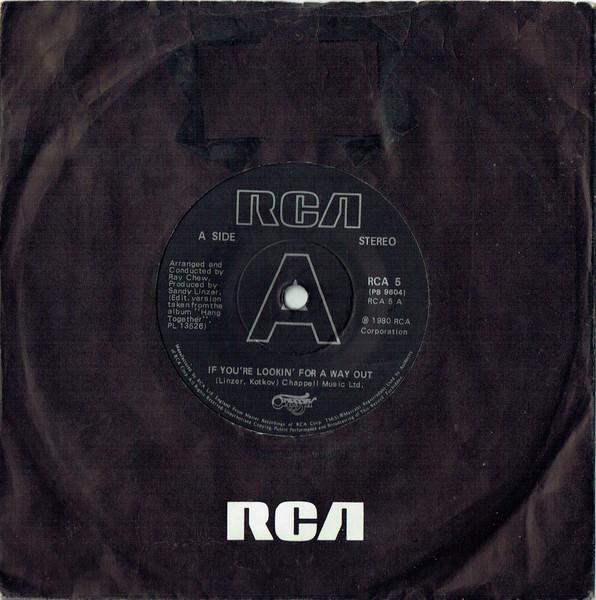 7inch Record ODYSSEY - If You're Lookin' For A Way Out RCA5 RCA 1980 UK Soul/Funk Used