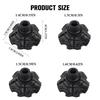 4PCS Outdoor Camping Moon Chair Foot Covers Anti-Slip and Anti-Sink Rotatable Foot Pads Camping Accessories