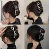 Women New Vintage Ribbon Bowknot Hair Claws Exquisite Metal Hair Clip Clasp Hairpins For Women Hair Accessories Barrettes Shark Clips