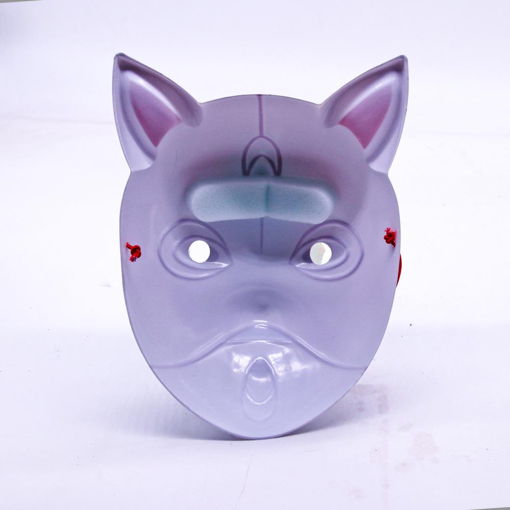 Таинственная маска Наруто Какаши Танцевальная анимация Хэллоуин Бан Сяоюй Жибо берет лист Туафей Деревянная огненная тень Кошачья маска